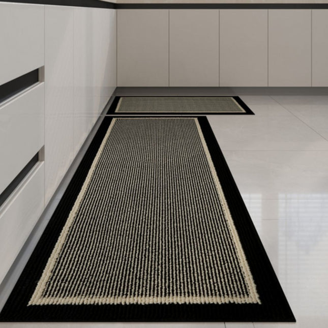 Strata Elegance | Durable Kitchen Floor Mats | Anti-Slip Backing | Comfortable Stand & Functional | Polypropylene Surface | Indoor Rug | Reduce Pressure | Easy Care Machine Washable | Warm Textured Design
