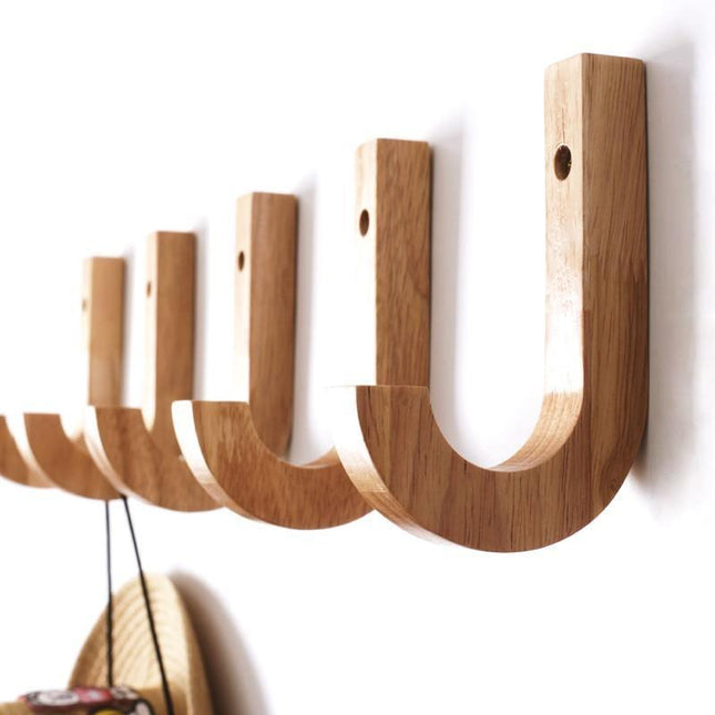 Birch J Wall Hooks | Holds Up to 33 lbs | Water-Resistant Finish | Easy Installation with Screw | Ideal for Coats, Hats, Leashes | Versatile Use in Kitchen, Bathroom, Garage | Set or Single | 6 Color Options | 1"x5"x3"