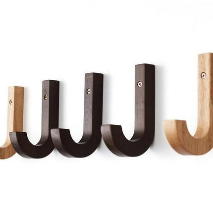 Birch J Wall Hooks | Holds Up to 33 lbs | Water-Resistant Finish | Easy Installation with Screw | Ideal for Coats, Hats, Leashes | Versatile Use in Kitchen, Bathroom, Garage | Set or Single | 6 Color Options | 1"x5"x3"