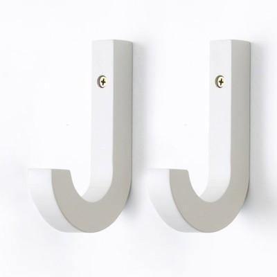 Birch J Wall Hooks | Holds Up to 33 lbs | Water-Resistant Finish | Easy Installation with Screw | Ideal for Coats, Hats, Leashes | Versatile Use in Kitchen, Bathroom, Garage | Set or Single | 6 Color Options | 1"x5"x3"