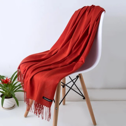Sylvania | Draped Scarf with Fringe | Versatile Lightweight Comfort | Elegant Accessory for Any Outfit