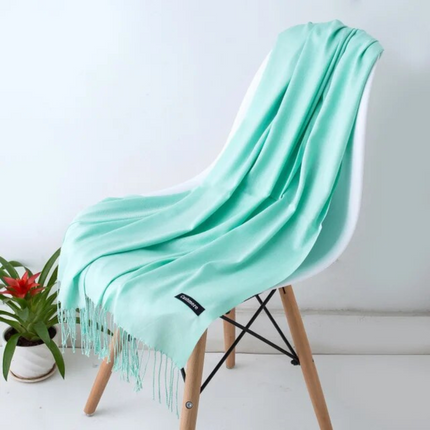 Sylvania | Draped Scarf with Fringe | Versatile Lightweight Comfort | Elegant Accessory for Any Outfit