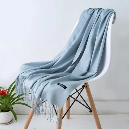 Sylvania | Draped Scarf with Fringe | Versatile Lightweight Comfort | Elegant Accessory for Any Outfit