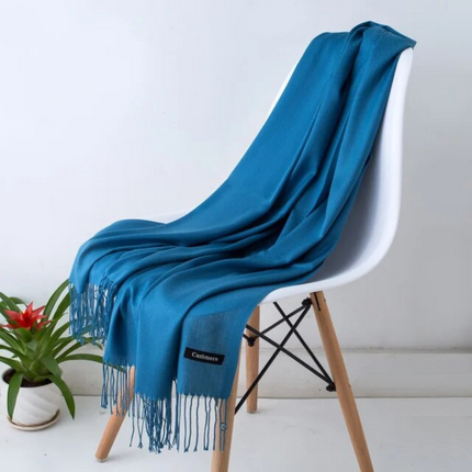 Sylvania | Draped Scarf with Fringe | Versatile Lightweight Comfort | Elegant Accessory for Any Outfit