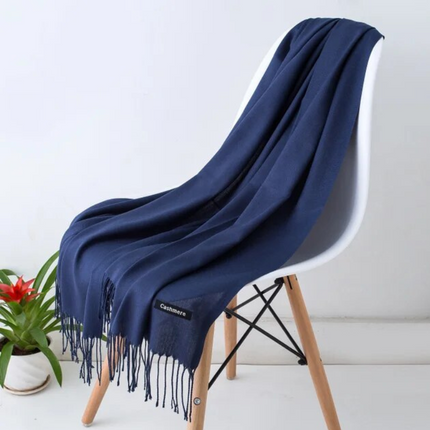 Sylvania | Draped Scarf with Fringe | Versatile Lightweight Comfort | Elegant Accessory for Any Outfit