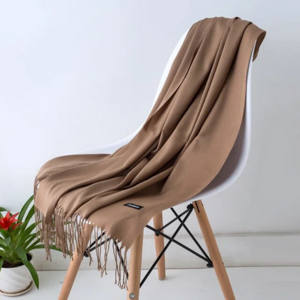 Sylvania | Draped Scarf with Fringe | Versatile Lightweight Comfort | Elegant Accessory for Any Outfit