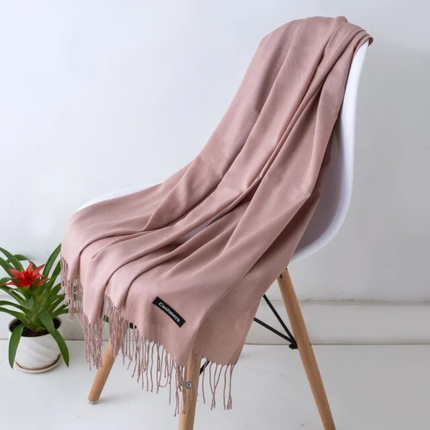 Sylvania | Draped Scarf with Fringe | Versatile Lightweight Comfort | Elegant Accessory for Any Outfit