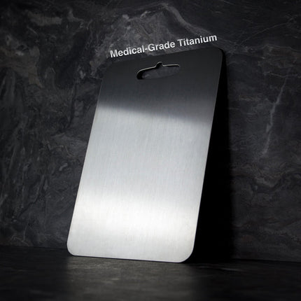PureTitan™ Titanium Chopping Board | BPA-Free | Microplastics-Free | Antibacterial & Non-Porous | Durable Kitchen Essential | Easy to Clean