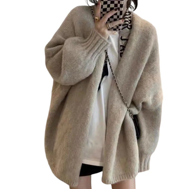 Thick Wool Cozy Cardigan for Women | Button Closure | Vintage Style Warm Sweater | Belle Couture | Ultra Comfortable Winter Wear