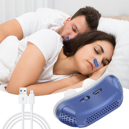 Micro CPAP | Travel-Friendly Sleep Solution | Anti-Snoring Device | Medical-Grade Silicone | Compact & Portable | Comfortable Nasal Fit | Whisper-Quiet Operation