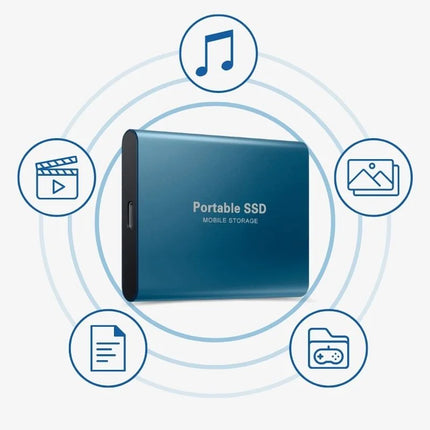 16TB | 8TB | 4TB | 2TB | 1TB Ultra Speed Portable External SSD | USB 3.1 | Secure Data Storage | Plug-and-Play | Drag-and-Drop Functionality