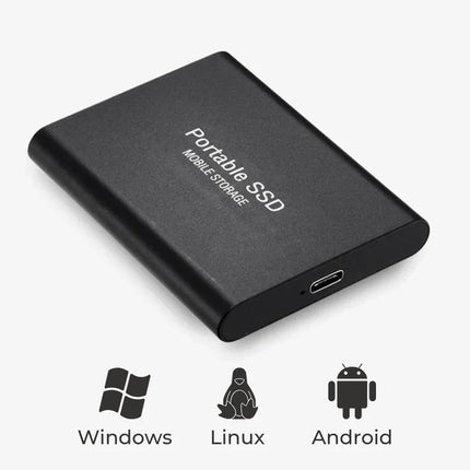 16TB | 8TB | 4TB | 2TB | 1TB Ultra Speed Portable External SSD | USB 3.1 | Secure Data Storage | Plug-and-Play | Drag-and-Drop Functionality