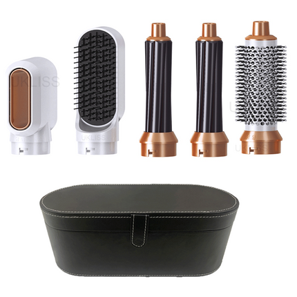 5-in-1 Versatile Hair Styler | Brush | Air Rollers | Blow Dryer Attachment | Multi-Styling for All Hair Types | Travel-Friendly Design | Advanced Heat Control | Protects Against Damage