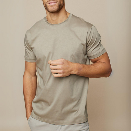 Premium Satin Gloss Cotton T-Shirt | Tailored Fit | Breathable & Durable Fabric | Luxurious Shine & Comfort