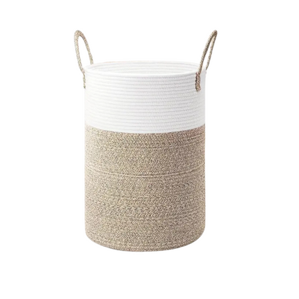 Versatile Storage Basket | Durable Design | Spacious Capacity | Handy Handles | Fits Any Interior | Perfect for Laundry, Toys, Blankets | Ideal for Bedroom, Bathroom, Living Room, Nursery