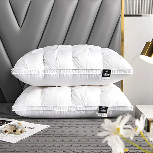 Goose Down Royalty | Hypoallergenic Pillow | 100% Goose Down Filling | Soft and Breathable | Perfect Neck Support | High-Quality Sleep Experience