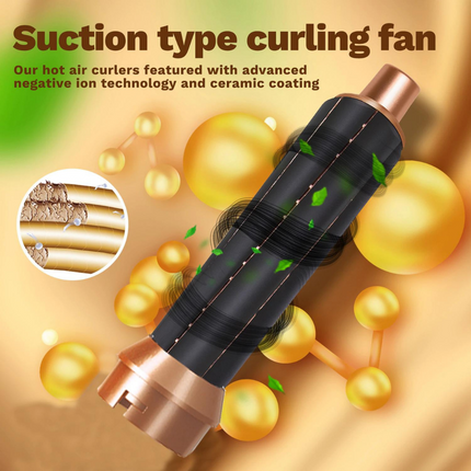 5-in-1 Versatile Hair Styler | Brush | Air Rollers | Blow Dryer Attachment | Multi-Styling for All Hair Types | Travel-Friendly Design | Advanced Heat Control | Protects Against Damage