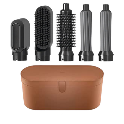 5-in-1 Versatile Hair Styler | Brush | Air Rollers | Blow Dryer Attachment | Multi-Styling for All Hair Types | Travel-Friendly Design | Advanced Heat Control | Protects Against Damage