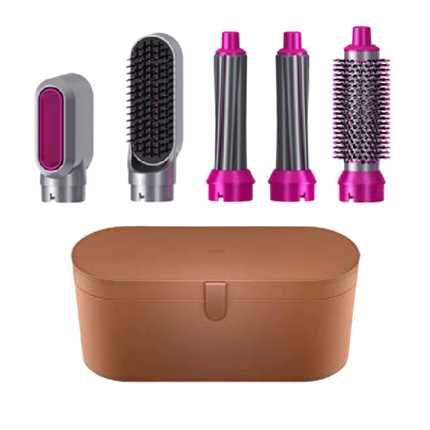 5-in-1 Versatile Hair Styler | Brush | Air Rollers | Blow Dryer Attachment | Multi-Styling for All Hair Types | Travel-Friendly Design | Advanced Heat Control | Protects Against Damage