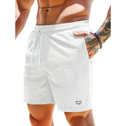 Men's Swim Shorts | Classic Fit | Polyester Blend | Elastic Waistband | Side Pockets | Above-the-Knee Length | Versatile | Vibrant Colors | Sizes S-2XL