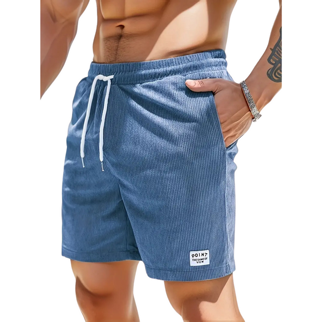 Men's Swim Shorts | Classic Fit | Polyester Blend | Elastic Waistband | Side Pockets | Above-the-Knee Length | Versatile | Vibrant Colors | Sizes S-2XL