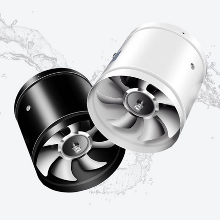 Powerful Silent Ventilation Fan | Copper Motor | Thickened Blades | Reduces Odors & Smoke | Corrosion Resistant | Suitable for Kitchen, Office & More | Multiple Sizes | Black & White Options