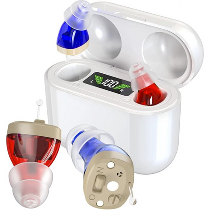 HearPro | Invisible Rechargeable Device for Mild to Moderate Hearing Loss | Effortless Volume Control | Superior Sound Quality | Easy to Use | Long Battery Life | Discreet & Comfortable Design