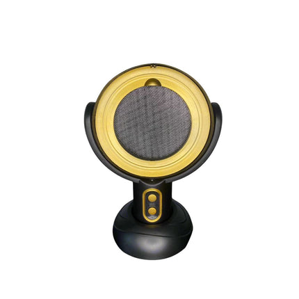 Rechargeable Portable Kitchen Exhaust Fan | 3000mAh Battery | Type C Charging | Negative Ion Air Purifier | Cooling Filter & Oil Collection | Quiet Operation | Smoke & Odor Eliminator | Black-Gold