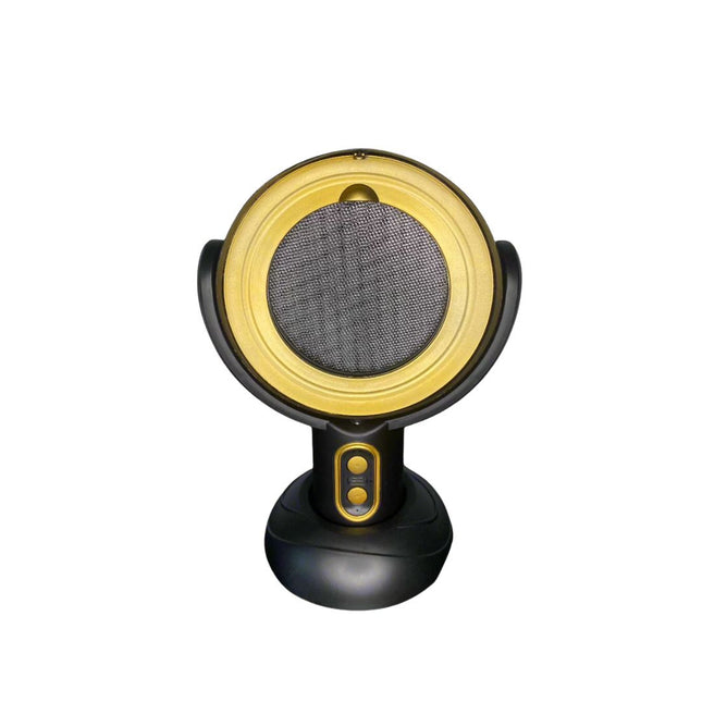 Rechargeable Portable Kitchen Exhaust Fan | 3000mAh Battery | Type C Charging | Negative Ion Air Purifier | Cooling Filter & Oil Collection | Quiet Operation | Smoke & Odor Eliminator | Black-Gold
