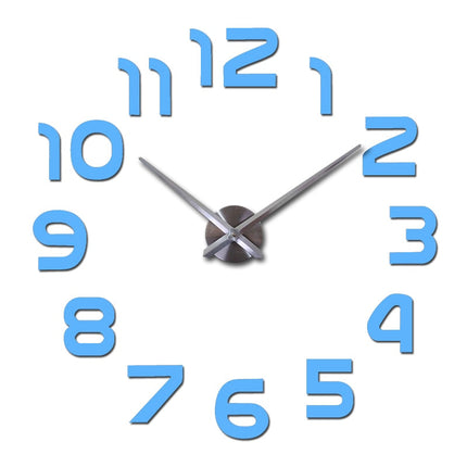 Acrylic 3D Wall Clock | Modern Quartz Design | 10 Colors | 3 Sizes | Artistic Home Decor | Bold Statement Timepiece