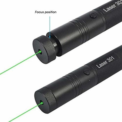 High Power Green Laser Pointer Set | Super Bright | Adjustable Focus | Safe Child Lock | 500-10000m Range | Rechargeable 18650 Battery | Lightweight | High-Tech Optics | Continuous Beam | Portable Design