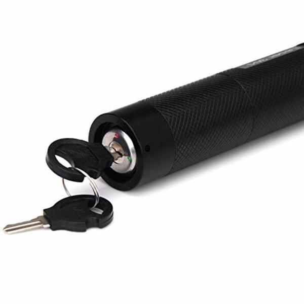 High Power Green Laser Pointer Set | Super Bright | Adjustable Focus | Safe Child Lock | 500-10000m Range | Rechargeable 18650 Battery | Lightweight | High-Tech Optics | Continuous Beam | Portable Design