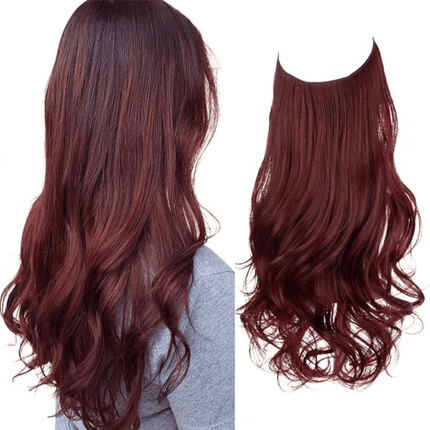 Invisible Wire Hair Extensions | Wavy & Straight Styles | Quick & Secure Application | Lightweight Comfort | Adjustable Wire for Custom Fit | No Clips & Hair-Friendly | Perfect for Effortless Length & Volume