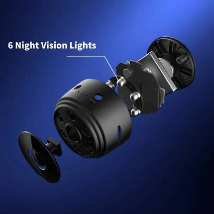Waterproof Wireless HD Camera with Night Vision | Magnetic Mount | For Motorhome, Truck, Trailer | 720P Resolution | Android/iPhone Connectivity | 360° Rotatable | Motion Detection | Supports up to 128GB SD