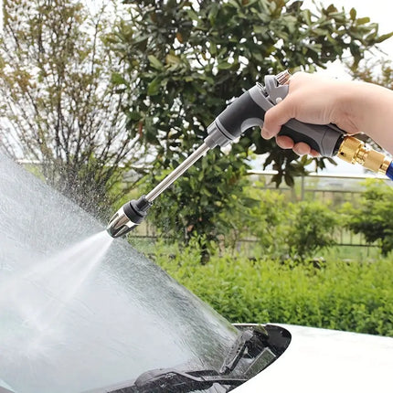 High Pressure Water Gun | Durable & Weatherproof | Adjustable Turbo Nozzle | Suitable for Car Wash, Garden Watering, Patio Cleaning | Metal Connectors | Non-slip Rubber Grip | Easy Installation | Versatile Use