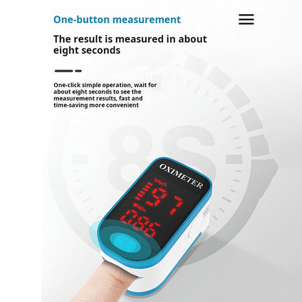 Non-Invasive Glucose Monitor | Advanced Sensor Technology | Fast, Accurate Results | Large LED Screen | Reversible Display | Portable Blood Sugar Measurement | Energy-Saving Auto Shut-Off
