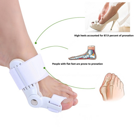 Adjustable Foot Support | Bunion Pain Relief | Toe Realignment | Soft Breathable Fabric | Customizable Straps | Non-Invasive | Reduce Inflammation | Improve Foot Comfort | High-Quality Materials