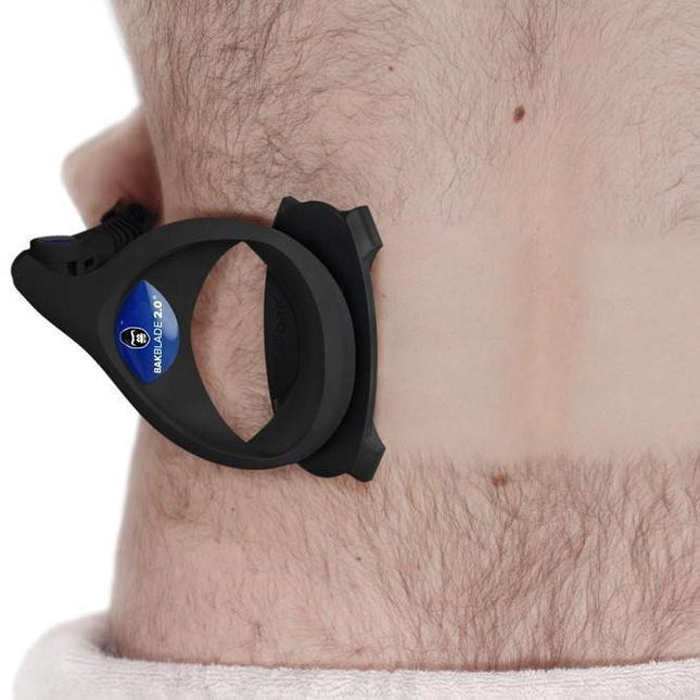 Advanced Back Hair Shaver | Extra-Long Ergonomic Handle | Wet or Dry Use | Pain-Free | Foldable and Rust-Resistant | Easy DIY Grooming Tool | High-Quality Replaceable Blades