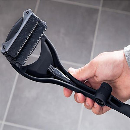 Advanced Back Hair Shaver | Extra-Long Ergonomic Handle | Wet or Dry Use | Pain-Free | Foldable and Rust-Resistant | Easy DIY Grooming Tool | High-Quality Replaceable Blades