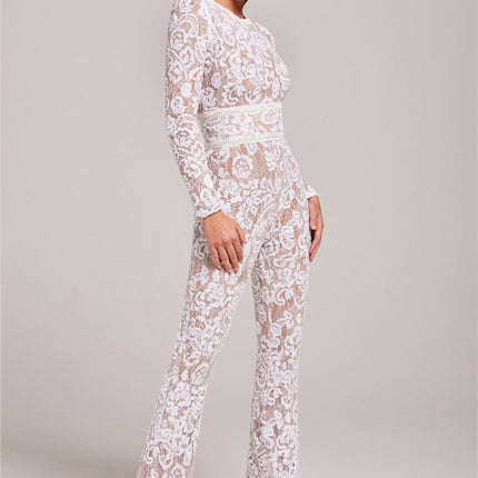 Juliette Jumpsuit | Luxurious V-Neck Design | Ideal for Weddings & Cocktail Parties | High-Quality Fabric | Available in Multiple Colors | Sophisticated Style for Formal Occasions