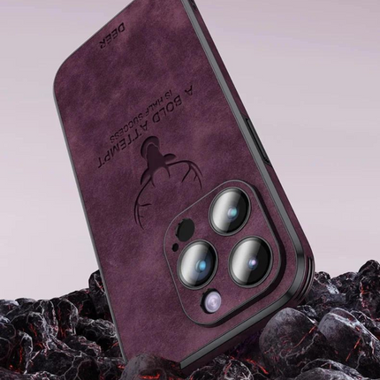 Luxury Leather Case for iPhone | Elegant Design & Shockproof Protection | High-Quality Material | Precise Fit & Cutouts | Thin & Lightweight | Available in Various Colors & Finishes