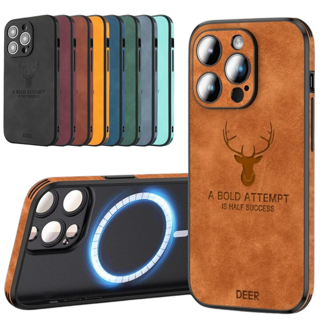 Luxury Leather Case for iPhone | Elegant Design & Shockproof Protection | High-Quality Material | Precise Fit & Cutouts | Thin & Lightweight | Available in Various Colors & Finishes