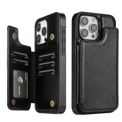 Premium Leather Phone Cover | Card Holder & Magnetic Closure | Stylish & Durable | Multiple Colors