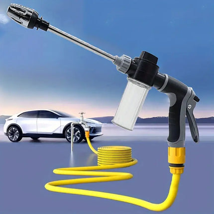 High Pressure Water Gun | Durable & Weatherproof | Adjustable Turbo Nozzle | Suitable for Car Wash, Garden Watering, Patio Cleaning | Metal Connectors | Non-slip Rubber Grip | Easy Installation | Versatile Use