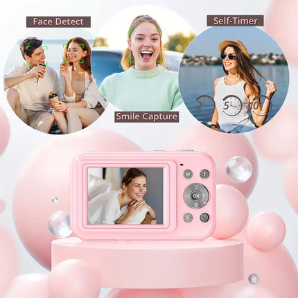 RetroSnap | Vintage Digital Camera | 1080p Video & High-Resolution Photos | Portable & Lightweight Design | Nostalgic Aesthetic | Ideal for Travel, Events & Everyday Snaps