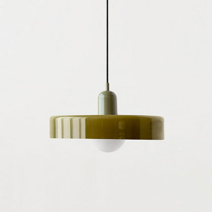Bauhaus Pendant Light | Vivid Colored Glass | Modern Design | Functional Home Decor | Energy Efficient Lighting for Living Room, Dining Room, Bedroom
