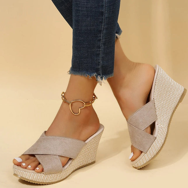 ALMA | Women's Wedge Sandals | Casual Comfort | Stylish Strap Design | Versatile Seasonal Footwear | Cushioned for All-Day Wear | Available in Multiple Colors