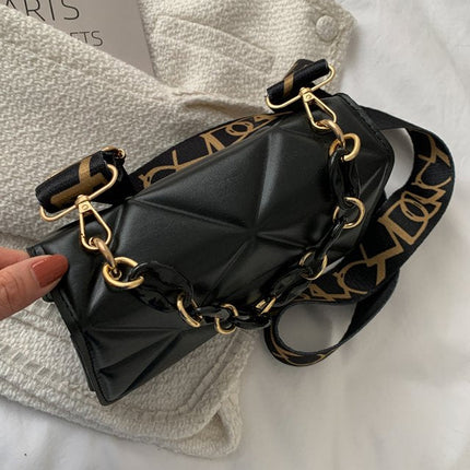 Savannah Quilted Crossbody Bag | Chain Strap | Flap Closure | Multiple Ways to Wear | 4 Colors Available
