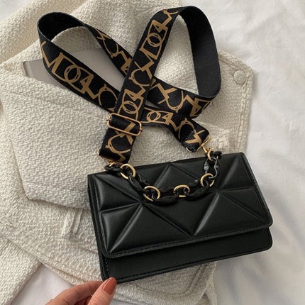Savannah Quilted Crossbody Bag | Chain Strap | Flap Closure | Multiple Ways to Wear | 4 Colors Available