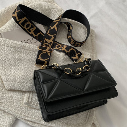 Savannah Quilted Crossbody Bag | Chain Strap | Flap Closure | Multiple Ways to Wear | 4 Colors Available